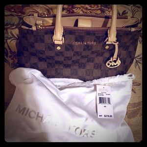 COPY - Michael Kors Sutton Checkerboard bag NWT